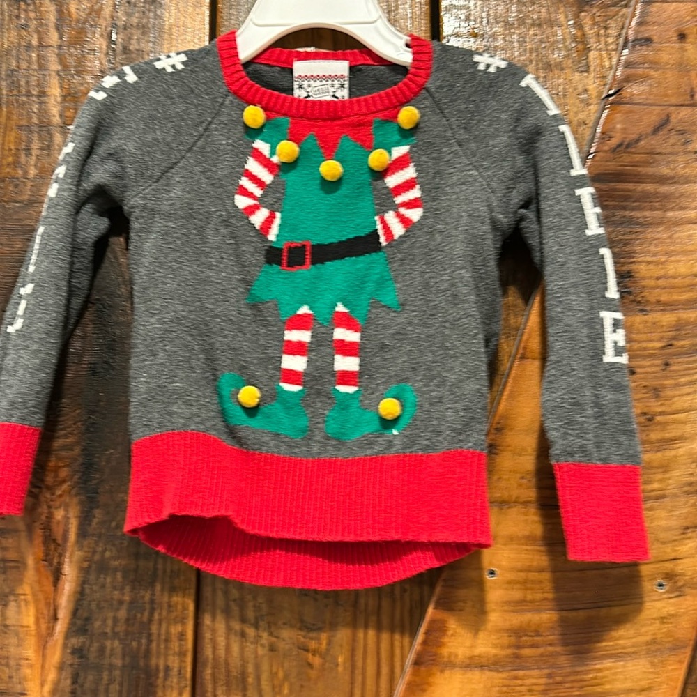 Baby Christmas Elf sweater, size 18M